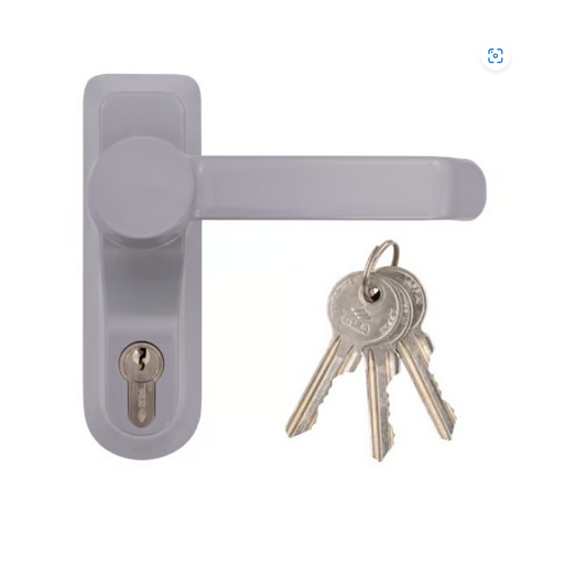 1413E Outside Access Device - Lever Handle with Euro Cylinder - For Timber or Metal Doors