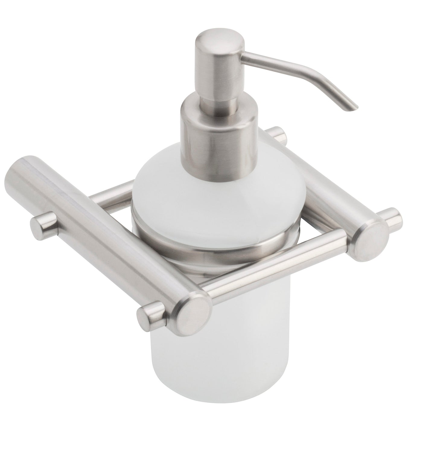 contemporary glass soap dispenser