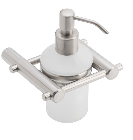 contemporary glass soap dispenser
