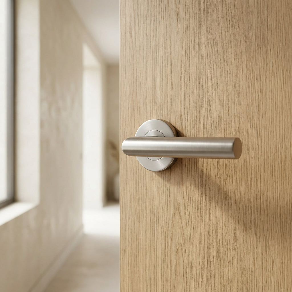 MITRED LEVER OVAL BAR ON SPRUNG ROSE Grade 201