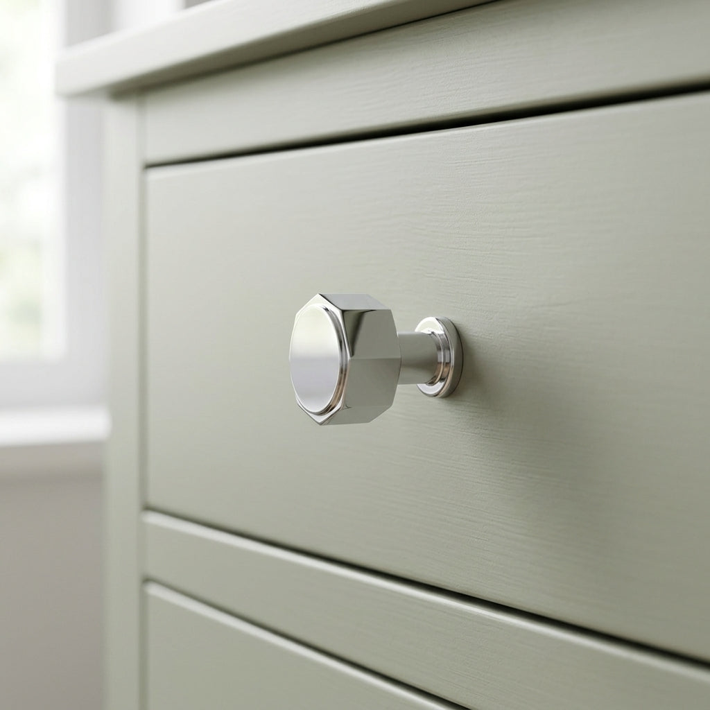 Vesper Hex Cabinet Knob