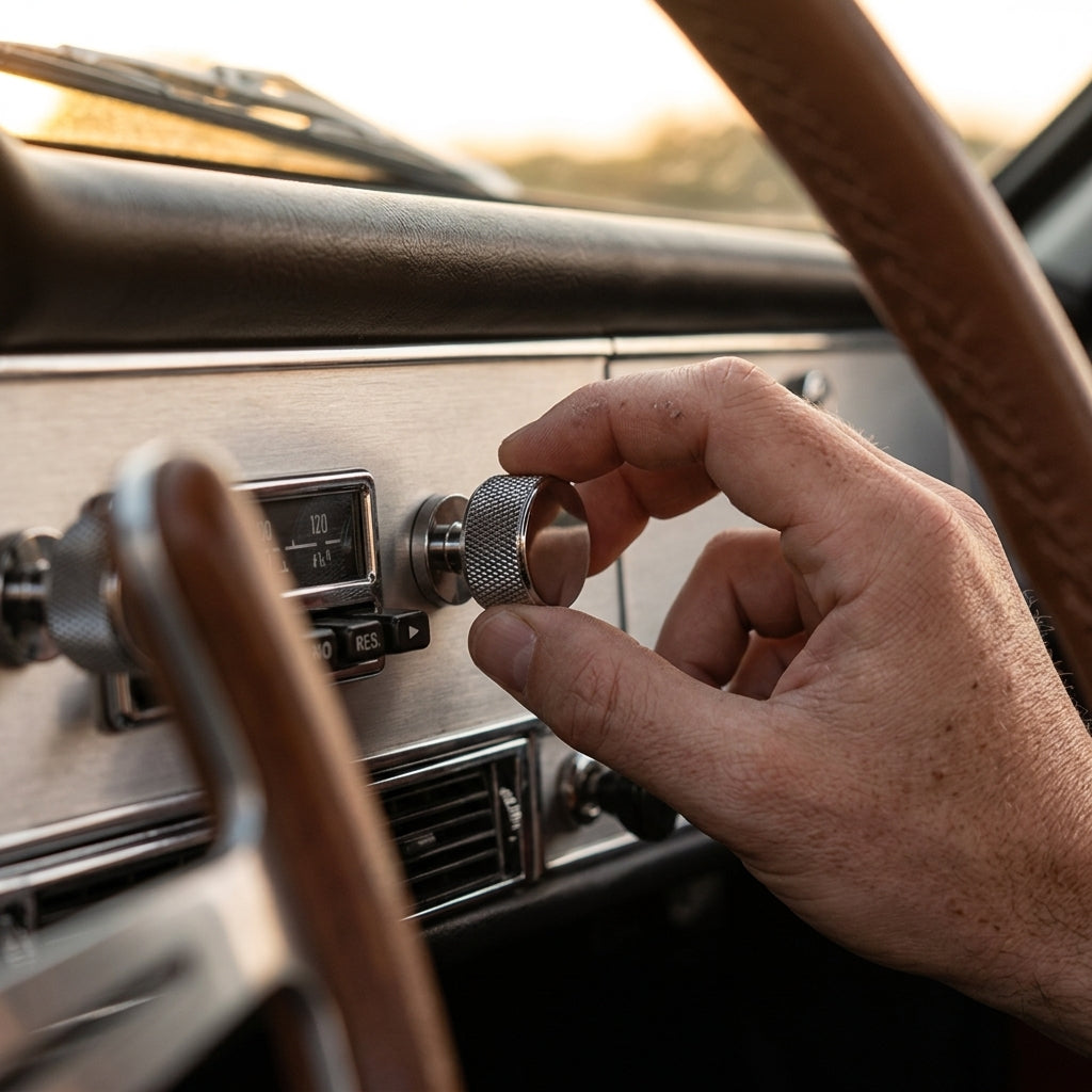 Knurled Radio Knob Range