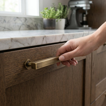 Square T-Bar Cupboard Pull Handle