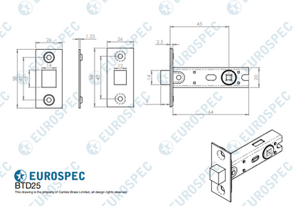 Bolt-Through Tubular Deadbolt