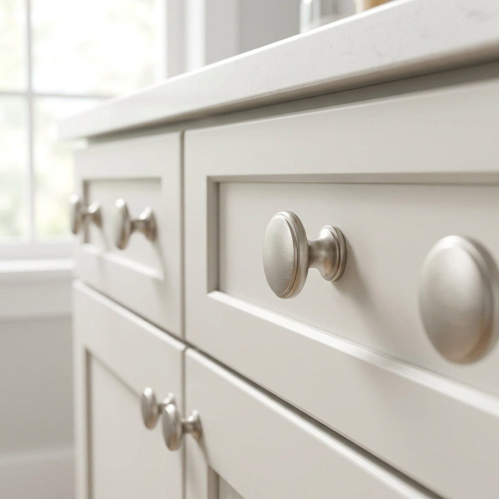 Cambridge Round Cupboard Knob 38mm Dia.