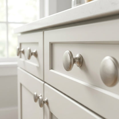 Cambridge Round Cupboard Knob 38mm Dia.