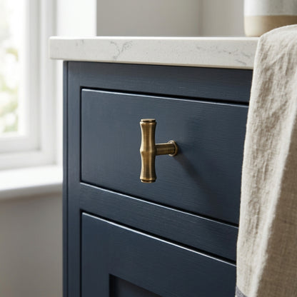 Crispin Bamboo T-bar Cupboard Knob