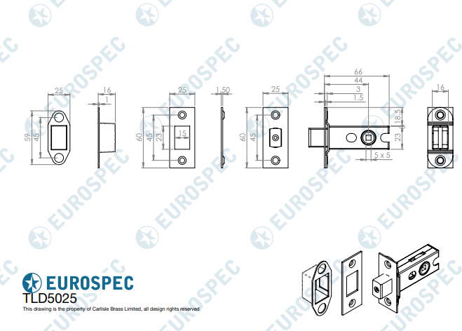 Easi-T Tubular Deadbolt