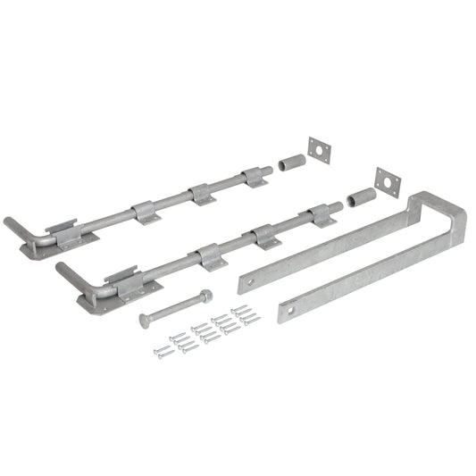 Field Gate Double Bolt Set