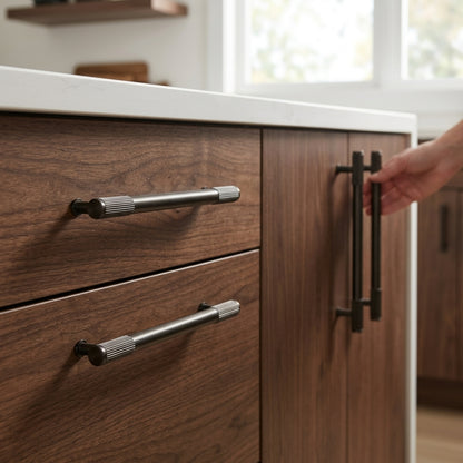 Washington Reeded End Cabinet Pull