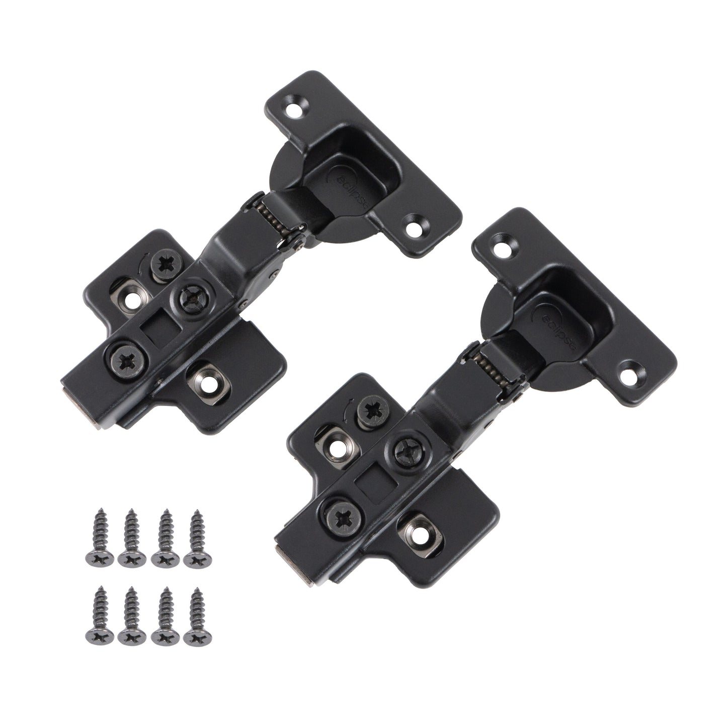Matt Black 3D Adjustable (Half Overlay)