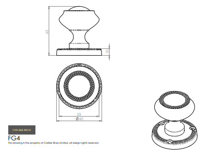 Georgian Mortice Knob Furniture