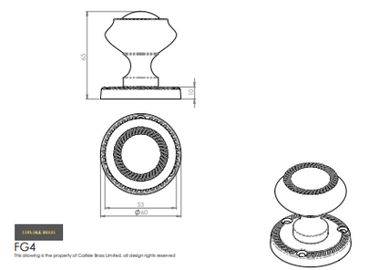 Georgian Mortice Knob Furniture