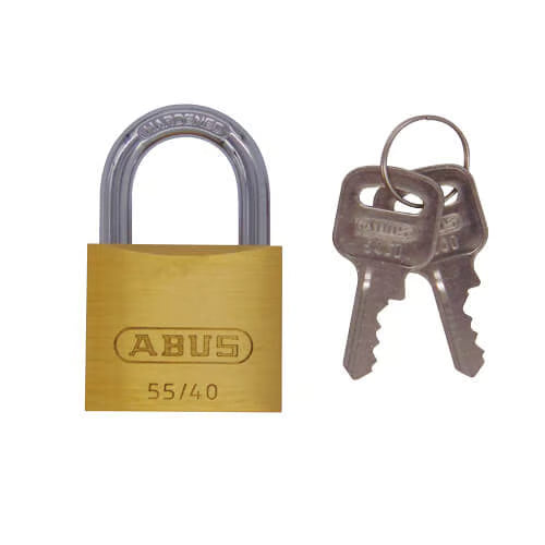 55 Series 40mm Open Shackle Brass Padlock