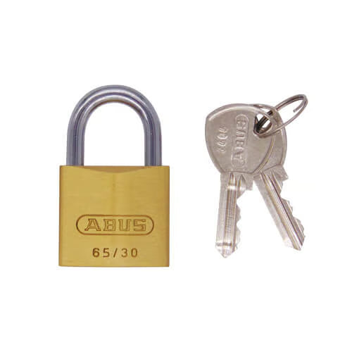 Series 30mm Open Shackle Brass Padlock