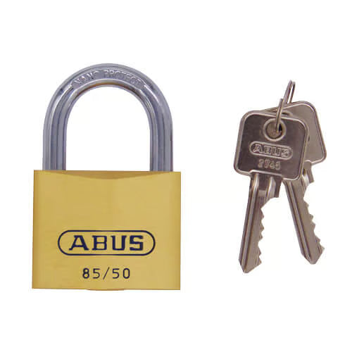 85 Series 50mm Open Shackle Brass Padlock