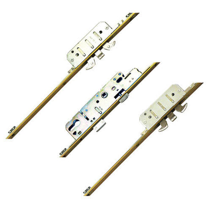 Latch Deadbolt 2 Poseidon Bolts Lift Lever Multipoint Door Lock (distance between Poseidon bolts = 1410mm)