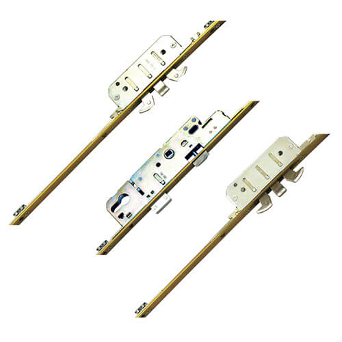 Latch Deadbolt 2 Poseidon Bolts Lift Lever Multipoint Door Lock (distance between Poseidon bolts = 1410mm)
