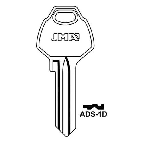 ADS-1D Cylinder Key Blank