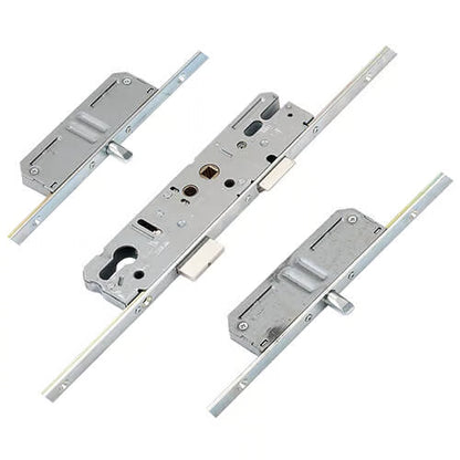 Latch Deadbolt 2 Pin Bolts Lift Lever Multipoint Door Lock (top pin to spindle = 730mm)