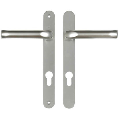 Lever UPVC Multipoint Door Handles - 92mm PZ Unsprung 203mm Screw Centres