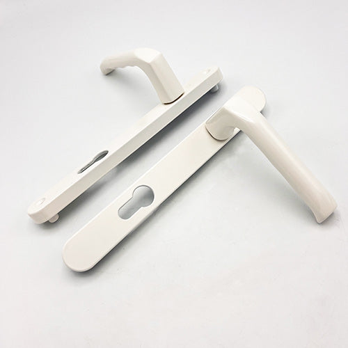 Lever UPVC Multipoint Door Handles - 92mm PZ Unsprung 203mm Screw Centres