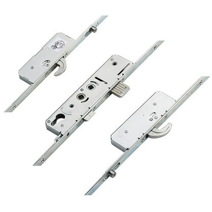 Latch Deadbolt 2 Hooks 2 Rollers Double Spindle Multipoint Door Lock (top hook to spindle = 640mm)