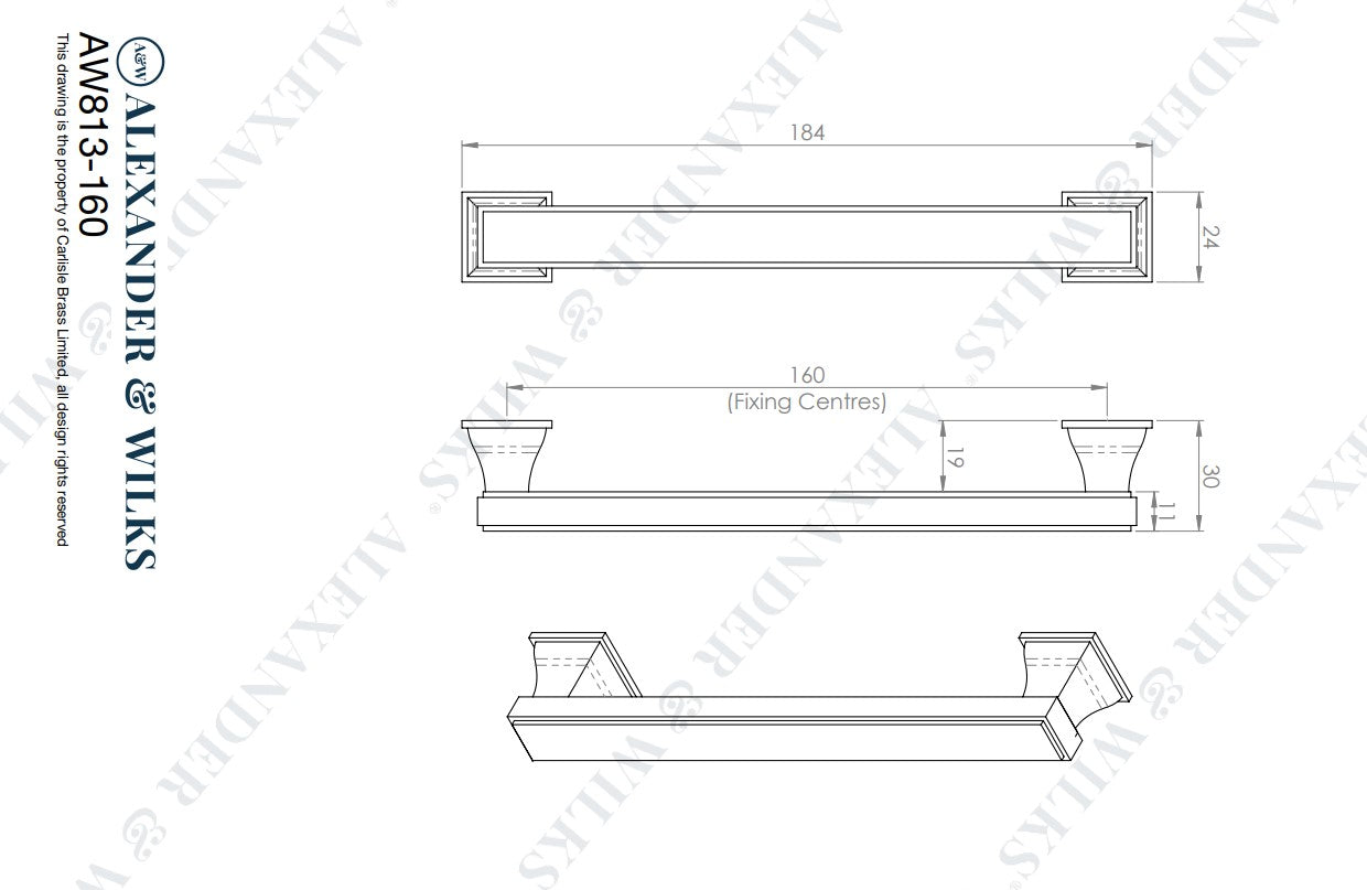 Jesper Square Cupboard Pull Handle