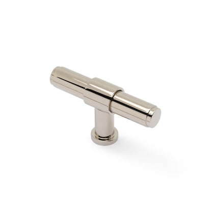 Kingston Plain T-Bar Cupboard Knob 80mm Length