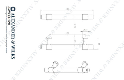 Kingston Knurled Pull Handle