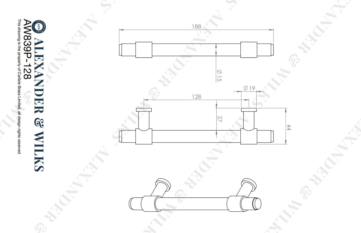 Kingston Plain Pull Handle