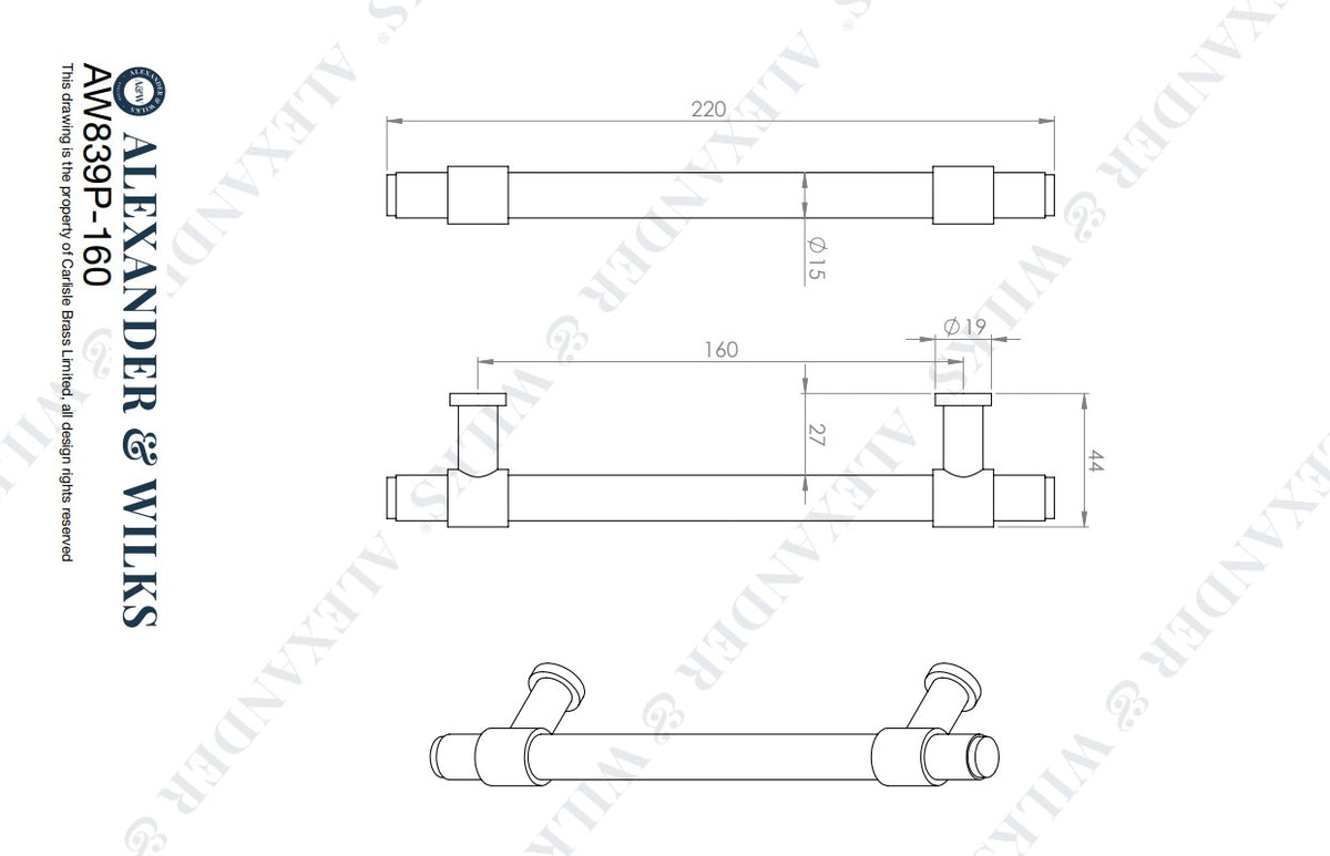 Kingston Plain Pull Handle