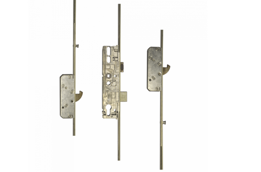 H600 3RDL2201 Latch & Deadbolt Single Spindle - 2 Hook 2 (V Cam) Mushrooms