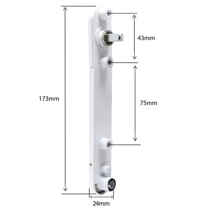 Door Handle Flush Fitting Keylocking