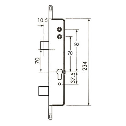 Genuine Multipoint Gearbox Double Spindle