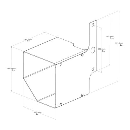 BQSL Superlock Delta Handle Security Shroud (LEAD TIME: 2-3 DAYS)