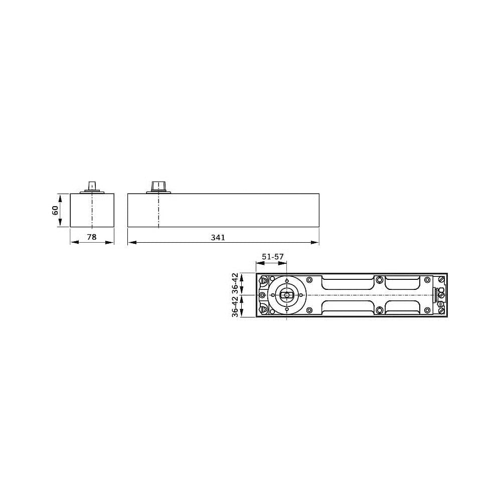 BTS80 Size 4 Floor Spring