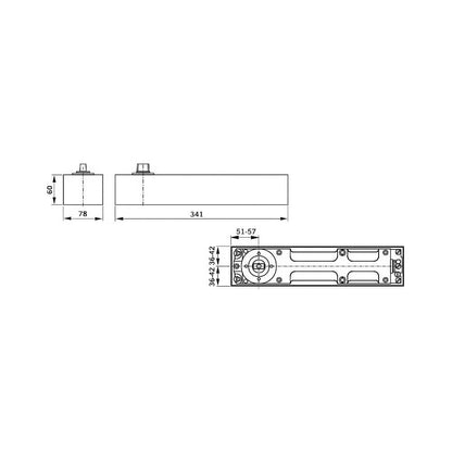 BTS80 Size 4 Floor Spring