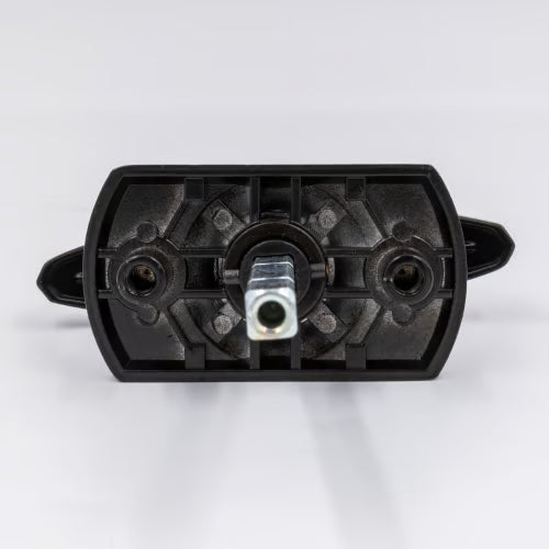 Garage Door T Handle - Screwhole in end of spindle - Square Spindle - Long Lugs - Rear Fix