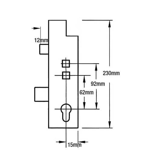 Crimebeater Genuine Multipoint Gearbox - Lift Lever or Double Spindle