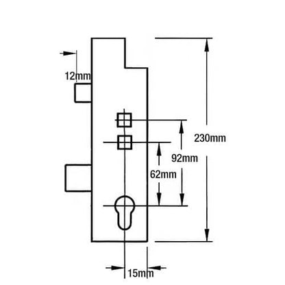 Crimebeater Genuine Multipoint Gearbox - Lift Lever or Double Spindle