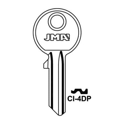 CI-4DP Cylinder Key Blank