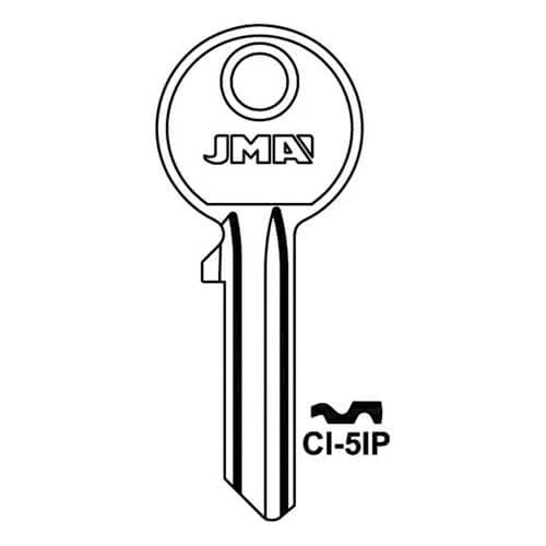 CI-5IP Cylinder Key Blank