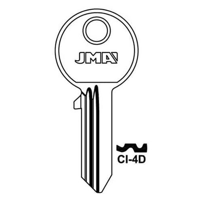 CI-4D Cylinder Key Blank
