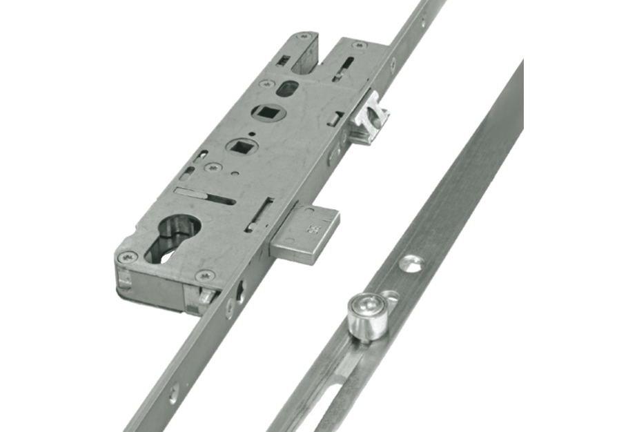 Standard Lever Operated Latch & Deadbolt Twin Spindle Designed To Accept Optional Shootbolts - 4 Roller
