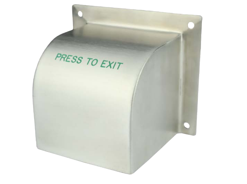 Exit Button Cover Stainless Steel
