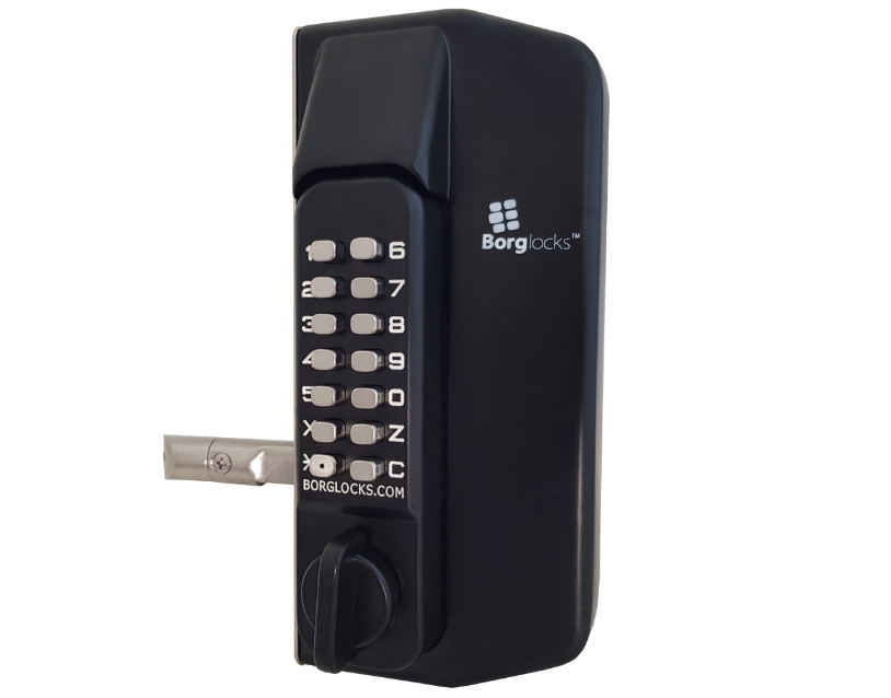 BL3130 ECP Knob Operated Marine Grade Metal Gate Double Digital Lock