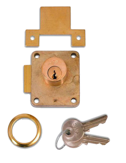 076S Cylinder Straight Cupboard Springlock