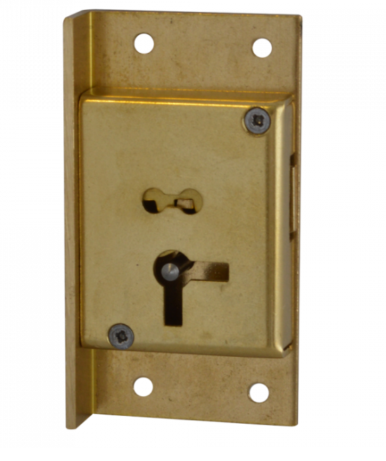 61 4 Lever Cut Cupboard Lock 64mm