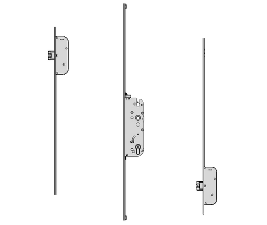 Secury Auto Panic E U-Rail Multipoint - 2 Deadlocks